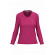 T-shirt donna manica lunga scollo a V K382 Kariban