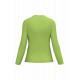 T-shirt donna manica lunga scollo a V K382 Kariban