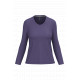 T-shirt donna manica lunga scollo a V K382 Kariban