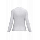 T-shirt donna manica lunga scollo a V K382 Kariban