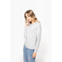 T-shirt donna manica lunga girocollo K383 Kariban