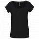 T-shirt donna manica corta collo a barca K384 Kariban