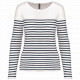 Maglia donna alla marinara Breton manica lunga K386 Kariban