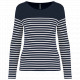 Maglia donna alla marinara Breton manica lunga K386 Kariban
