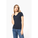 T-shirt piqué donna scollo a V K394 Kariban