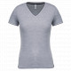 T-shirt piqué donna scollo a V K394 Kariban