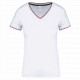 T-shirt piqué donna scollo a V K394 Kariban
