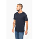 T-shirt bio maniche corte e collo con bordi a taglio vivo K398 Kariban