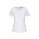T-shirt bio donna maniche corte e collo con bordi a taglio vivo K399 Kariban