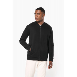 Felpa full zip collo bomber K4002 Kariban