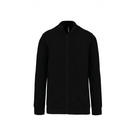 Felpa full zip collo bomber K4002 Kariban