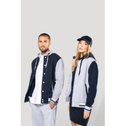Giubbotto College unisex con cappuccio K4003 Kariban