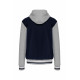 Giubbotto College unisex con cappuccio K4003 Kariban