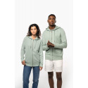 Felpa unisex ecosostenibile con zip e cappuccio NON GARZATA K4008 Kariban