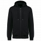 Felpa unisex ecosostenibile con zip e cappuccio NON GARZATA K4008 Kariban