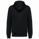 Felpa unisex ecosostenibile con zip e cappuccio NON GARZATA K4008 Kariban