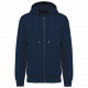 Felpa unisex ecosostenibile con zip e cappuccio NON GARZATA K4008 Kariban