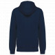 Felpa unisex ecosostenibile con zip e cappuccio NON GARZATA K4008 Kariban