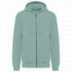 Felpa unisex ecosostenibile con zip e cappuccio NON GARZATA K4008 Kariban