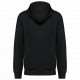 Felpa unisex ecosostenibile con cappuccio NON GARZATA K4009 Kariban