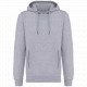 Felpa unisex ecosostenibile con cappuccio NON GARZATA K4009 Kariban