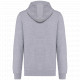Felpa unisex ecosostenibile con cappuccio NON GARZATA K4009 Kariban