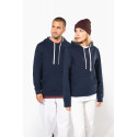 Felpa unisex con cappuccio a contrasto con motivi K4013 Kariban