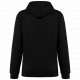 Felpa unisex con cappuccio a contrasto con motivi K4013 Kariban