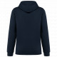 Felpa unisex con cappuccio a contrasto con motivi K4013 Kariban