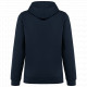 Felpa unisex con cappuccio a contrasto con motivi K4013 Kariban