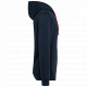 Felpa unisex con cappuccio a contrasto con motivi K4013 Kariban