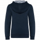 Felpa bambino unisex con cappuccio a contrasto con motivi K4014 Kariban