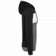 Felpa unisex tricolore con cappuccio K4016 Kariban
