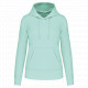 Felpa eco-sostenibile donna con cappuccio K4028 Kariban