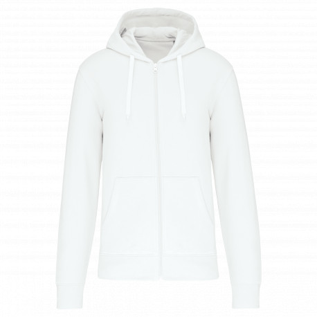 Felpa eco-sostenibile uomo con cappuccio e zip K4030 Kariban