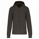 Felpa eco-sostenibile uomo con cappuccio e zip K4030 Kariban