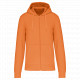 Felpa eco-sostenibile uomo con cappuccio e zip K4030 Kariban