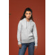 Felpa eco-sostenibile donna con cappuccio e zip K4031 Kariban