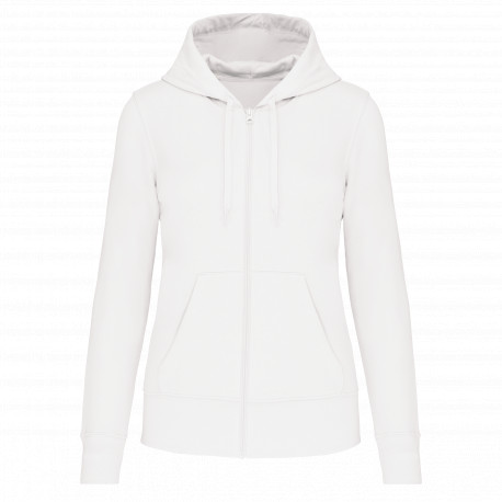 Felpa eco-sostenibile donna con cappuccio e zip K4031 Kariban