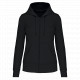 Felpa eco-sostenibile donna con cappuccio e zip K4031 Kariban