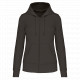 Felpa eco-sostenibile donna con cappuccio e zip K4031 Kariban