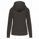 Felpa eco-sostenibile donna con cappuccio e zip K4031 Kariban