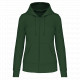 Felpa eco-sostenibile donna con cappuccio e zip K4031 Kariban