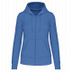 Felpa eco-sostenibile donna con cappuccio e zip K4031 Kariban