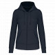 Felpa eco-sostenibile donna con cappuccio e zip K4031 Kariban