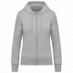 Felpa eco-sostenibile donna con cappuccio e zip K4031 Kariban