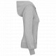 Felpa eco-sostenibile donna con cappuccio e zip K4031 Kariban