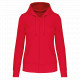 Felpa eco-sostenibile donna con cappuccio e zip K4031 Kariban