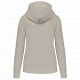 Felpa eco-sostenibile donna con cappuccio e zip K4031 Kariban