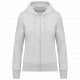 Felpa eco-sostenibile donna con cappuccio e zip K4031 Kariban